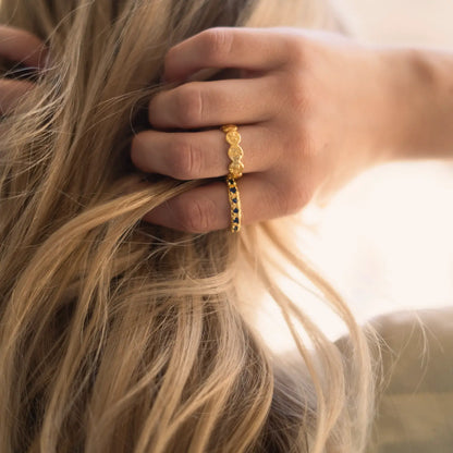 Anillo Freya Zafiro